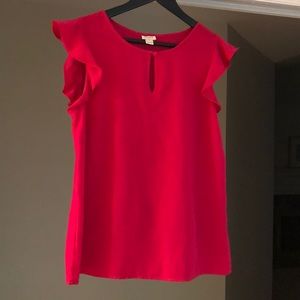 Flutter sleeve blouse